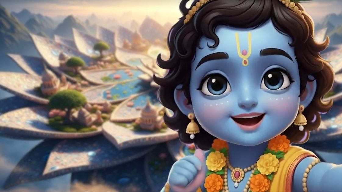 ВЕСЁЛАЯ ПЕСНЯ ПРО КРИШНУ. Мы любим Голоку!