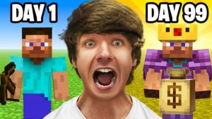 Mr.BEAST МИСТЕР БИСТ 100$ ЗА КАЖДЫЙ ДЕНЬ ВЫЖИВАНИЯ В ХАРДКОРЕ В МАЙНКРАФТ НОВОЕ ВИДЕО МАЙНКРАФТ 2026