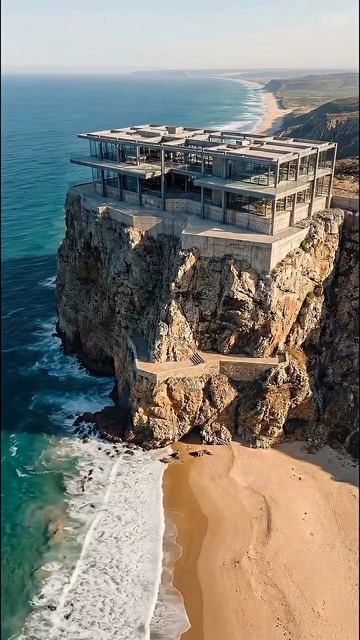 ДИЗАЙН ДОМА В СКАЛЕ НА БЕРЕГУ МОРЯ смотреть онлайн