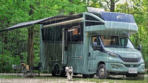 Кемпинг в роскошном 3х комнатном автодоме . Отдых на природе.