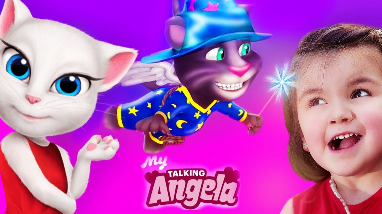 Моя Говорящая Анжела Мой Говорящий Том и Друзья мультикTalking Tom Friends