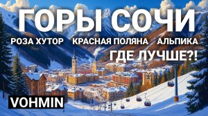 Красная поляна / Роза хутор / Газпром. Большой обзор лучшего курорта! Сноуборд. Сочи. Цены