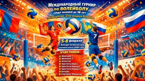 Турнир по волейболу среди юношей до 16 лет | День 4-й | ФИНАЛЫ | 08.02.2026