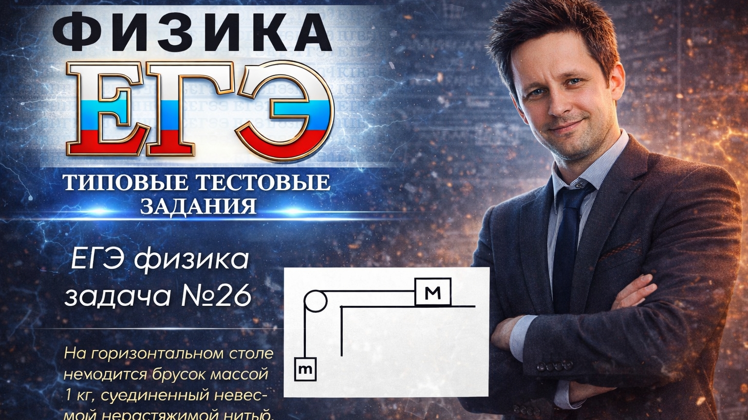 26 задача ЕГЭ по физике смотреть онлайн