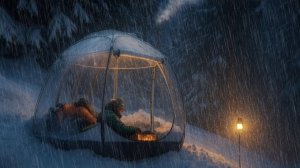 Самый безумный шторм , который я когда либо встречал. Поход под проливным дождём и ураганами.