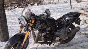 В поисках осколков поршня на Falcon Speedfire 250.Возня.mp4