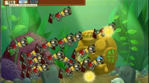 Зомби аквалангисты пожирают мозги.