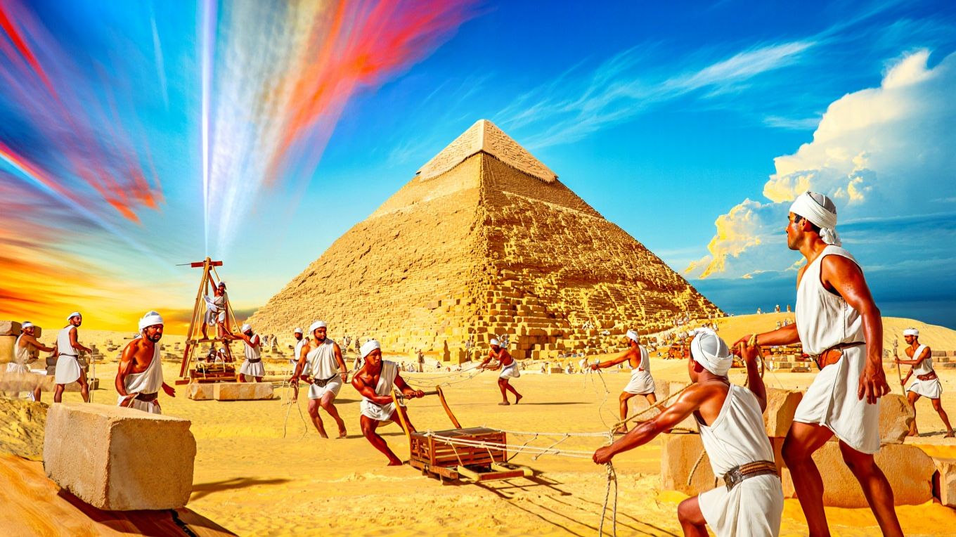 Как Древние Египтяне Строили Пирамиды Без Колес? смотреть онлайн