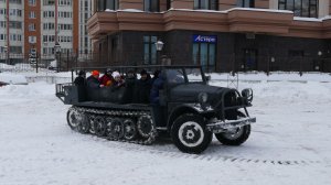 Динамический показ тягача Artilleritraktor m/43 (Volvo HBT), "Моторы Войны", 7 февраля 2026