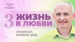 Жизнь в любви. День №2, часть №3 из 6. Семинар Торсунова О. Г., ноябрь 2025