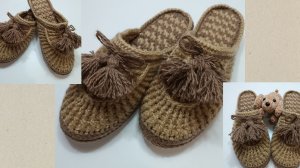 🍂ТАПОЧКИ крючком 2🍂 02.20026