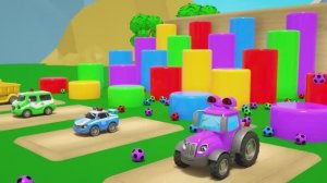 Песенка про Акуленка - Колеса в форме футбольного мяча - Детские мультики стишки и песенки для детей