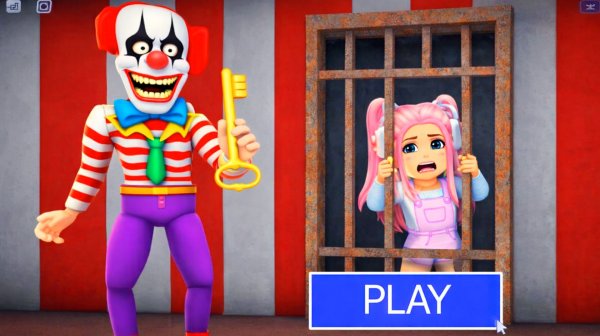 Побег из цирка! Клоун хочет меня съесть!