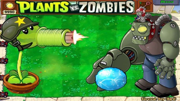 Зомби против растений! Plants vs Zombies ПвЗ PvZ Растения против Зомби