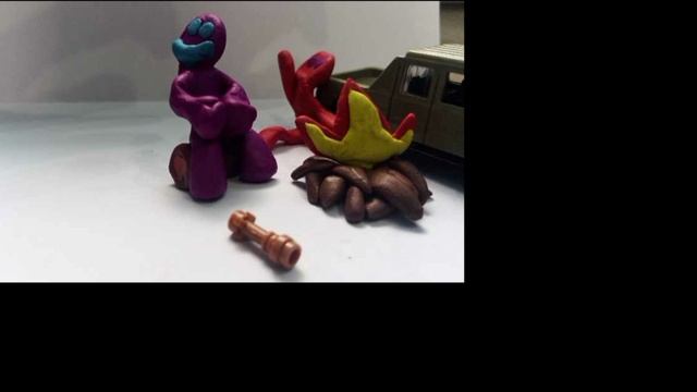 пластилиновая анимация в лесу