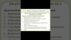 Биология 7 класс. Среда обитания растений. Экологические факторы.
