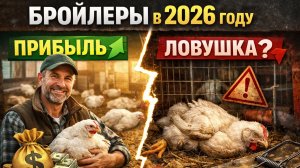 Бройлеры в 2026 году Это прибыль или ловушка Реальные цифры без сказок 🐔⚠️💰