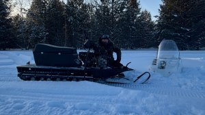 Замер расхода топлива на буране с двс от мотоблока 7 лс.