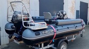 Лодка ПВХ "SIBRIVER GT-450" jet + Mercury 40 MH (водомет) от @VODNIK19