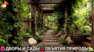Дворы и сады 🍒 идеи оформления дачи в объятиях природы 🏡 (3) а