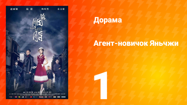 Агент-новичок Яньчжи 1 серия