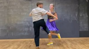 Линди хоп ..Таня и Сандре