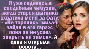 Старая цыганка схватила меня «Зайди в его гараж». А едва я открыла ворота….Художественная история