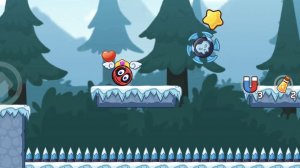 Красный шар.Красный шарик.Красный шар зима