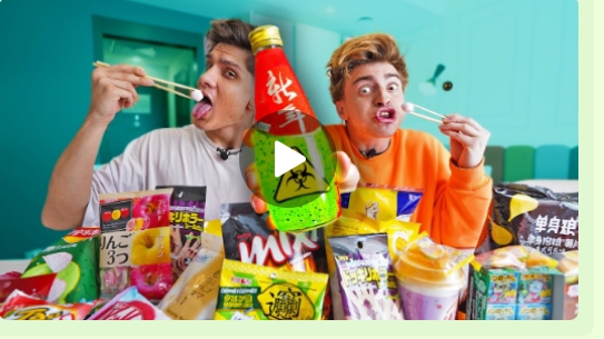 ЯДЕРНЫЕ СЛАДОСТИ ИЗ ЯПОНИИ! **КАК ОНИ ЭТО ЕДЯТ? **