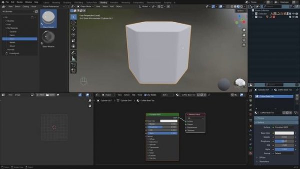 Stylized Kitchen Course in Blender p143 SK_S3_C36 Coffee Bean jar