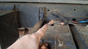 Вариант установки выключателя массы