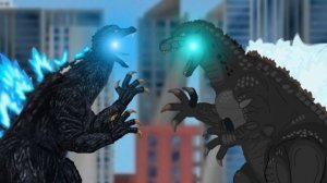 Хэйсэй Годзилла vs Годзилла финальные войны | Королевская битва Годзиллы (часть 3)