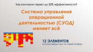 Как компании теряют до 50% эффективности? СУОД — система, которая меняет всё