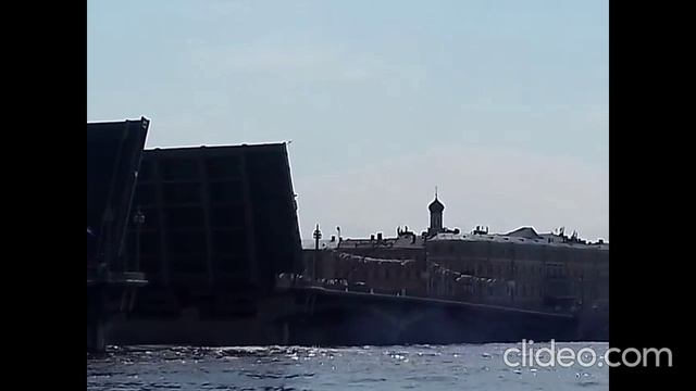 Парад кораблей в Санкт-Петербурге.