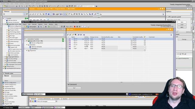 Hegamurl - 005 - TIA Portal - PLC Simulation (PLCSIM S7-1500)