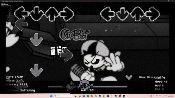 friday night funkin vs Wednesda`s Infidlity