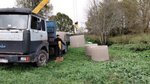 #85 Начало строительства каркасного дома в деревне. Успеть до зимы! Стройплощадка с видом на озеро.