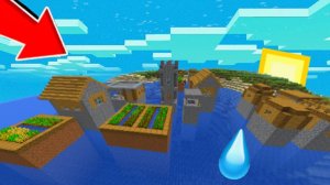 ПРОХОЖУ МАЙНКРАФТ В ДЕРЕВНЕ ЖИТЕЛЕЙ НОМЕР 13, НО ВСЁ ИЗ ВОДЫ!