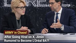 После всех угроз от армии Вигу, Чимин наконец нашел пристанище в лице бренда Лориаль