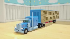 Детские Мультфильмы Мультики про машинки Прыгай в бассейн с футбольным мячом Детские стишки и песенк