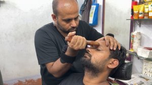 Мастер Рэйки-парикмахер ASMR - Растапливает разум🧠 Массаж головы ножницами✂️ Подстригание бороды