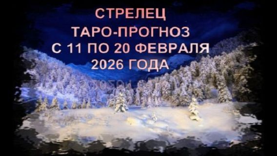 СТРЕЛЕЦ ТАРО-ПРОГНОЗ С 11 ПО 20 ФЕВРАЛЯ 2026 ГОДА смотреть онлайн