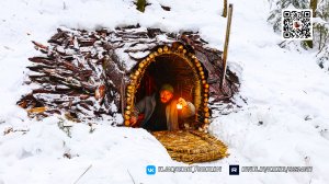 Строю Теплое и Уютное Убежище. Моя Личная Пещера в Холме для Выживания