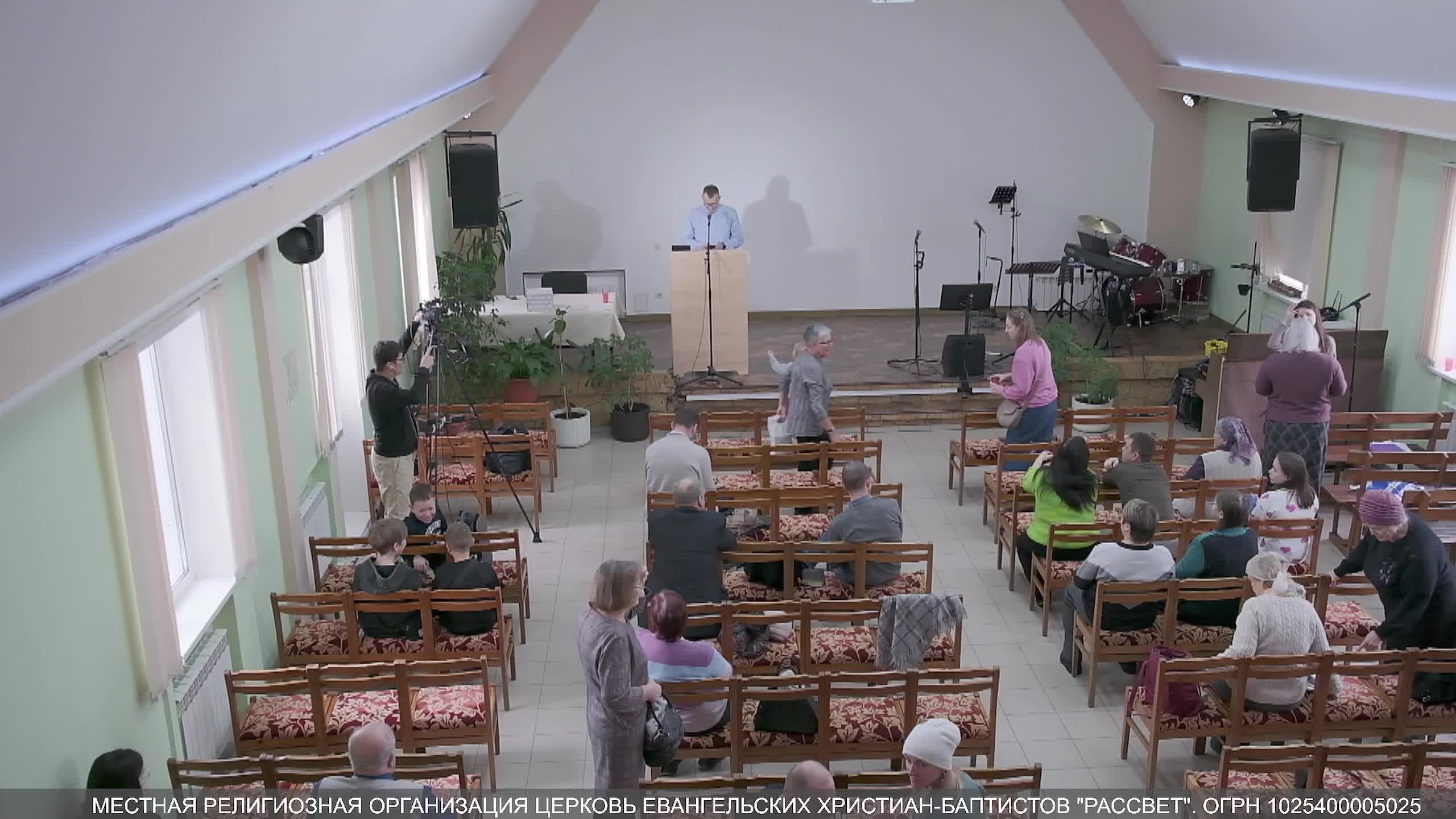 Воскресное богослужение в 12:00, 08-02-2026, Церковь Рассвет смотреть онлайн