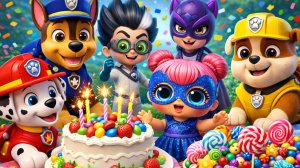 ЛОЛ Кукла и Щенячий Патруль - Тортик и конфеты для куклы ЛОЛ от Щенячего Патруля