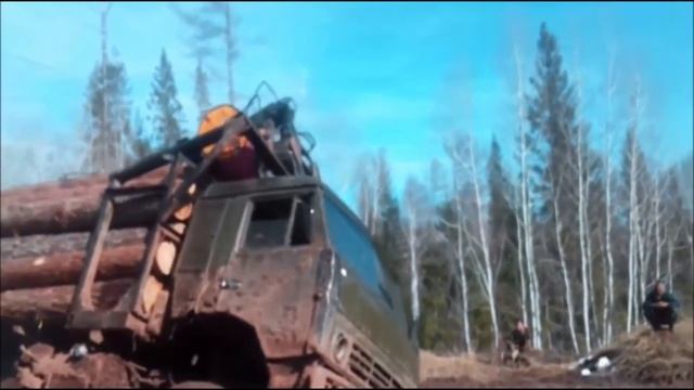 Тяжелое бездорожье Севера.Подборка (3) смотреть онлайн