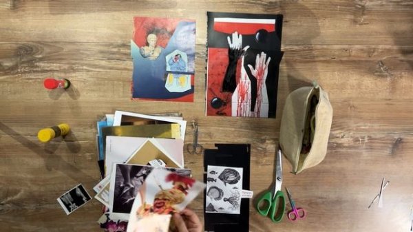 Как происходит процесс создания коллажа