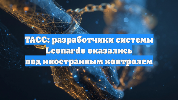 ТАСС: разработчики системы Leonardo оказались под иностранным контролем