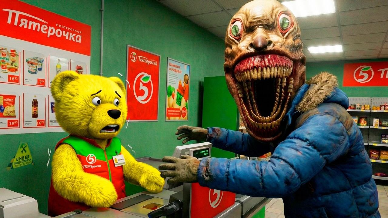 Новый Zoochosis + ФНАФ в Пятерочке Hellmart смотреть онлайн