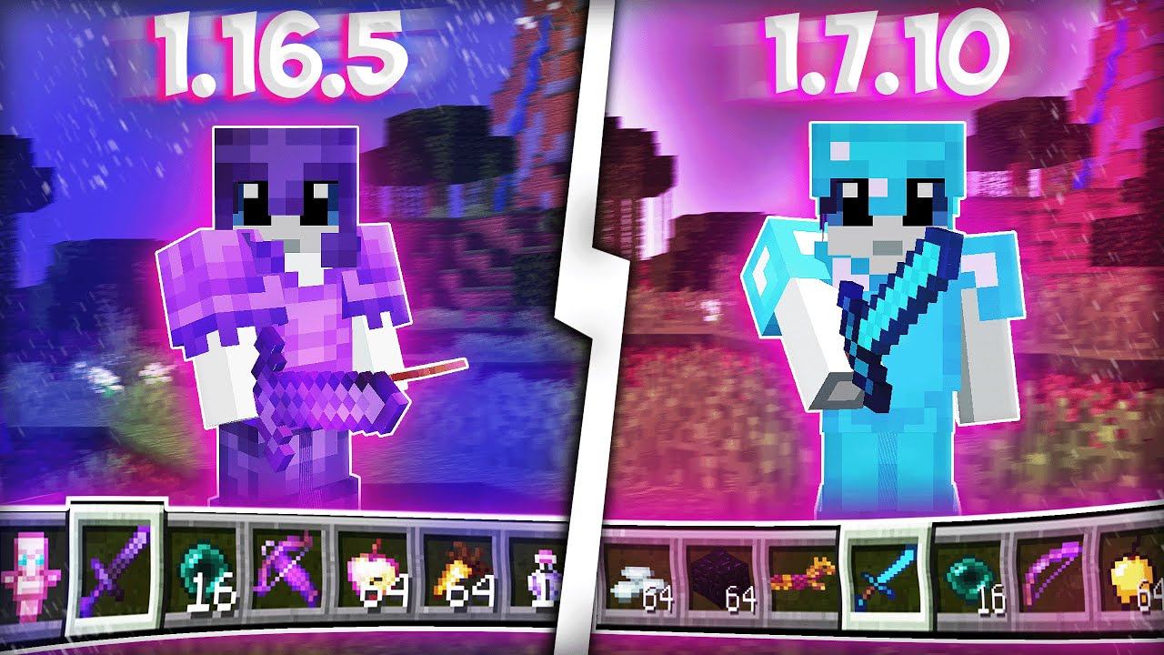 ЗАШЕЛ НА СЕРВЕР СО СТАРЕЙШЕЙ ПВП ВЕРСИИ 1.7.10 и ПОСЧИТАЛИ ЧИТЕРОМ ReallyWorld LightNex  HvH cPVP